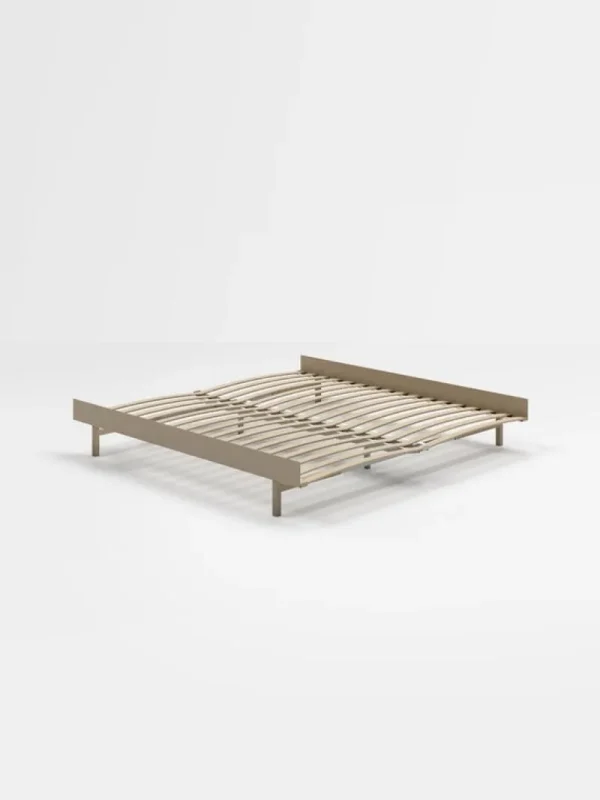 Moebe Betten-Bett, 90–180 cm, Sandbeige