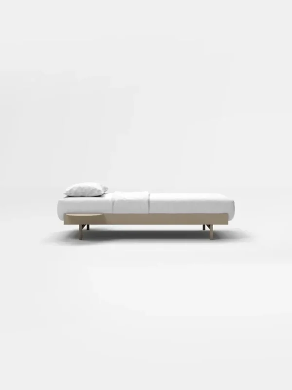 Moebe Betten-Bett, 90 cm, Sandbeige