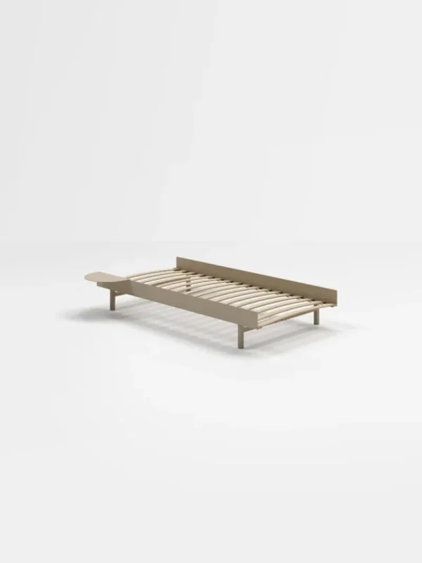 Moebe Betten-Bett, 90 cm, Sandbeige