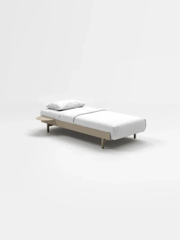 Moebe Betten-Bett, 90 cm, Sandbeige