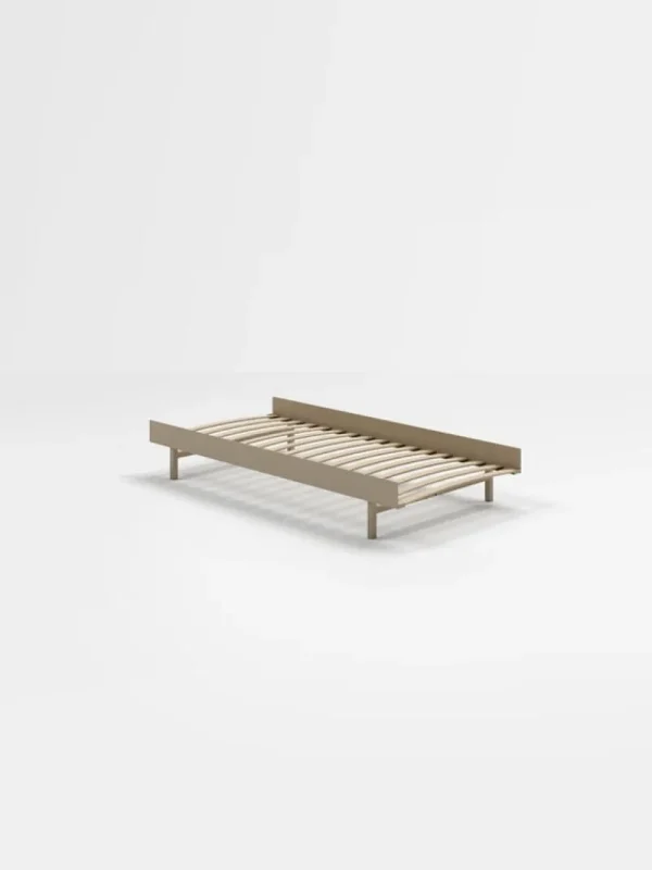 Moebe Betten-Bett, 90 cm, Sandbeige
