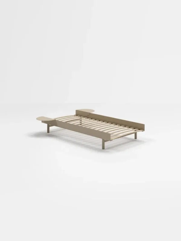 Moebe Betten-Bett, 90 cm, Sandbeige