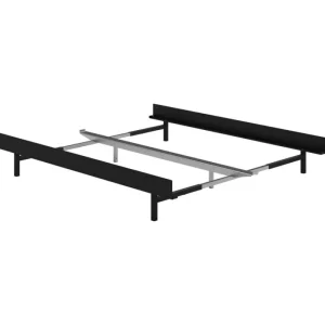 Moebe Betten-Bett, 90–180 cm, Schwarz
