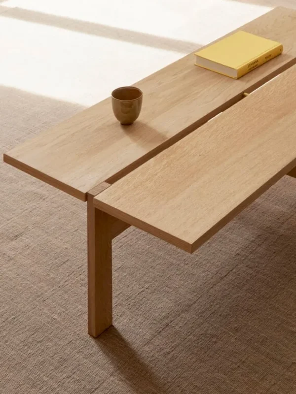 ferm LIVING Tische-Moebe Rectangular Couchtisch, 115 cm, Eiche