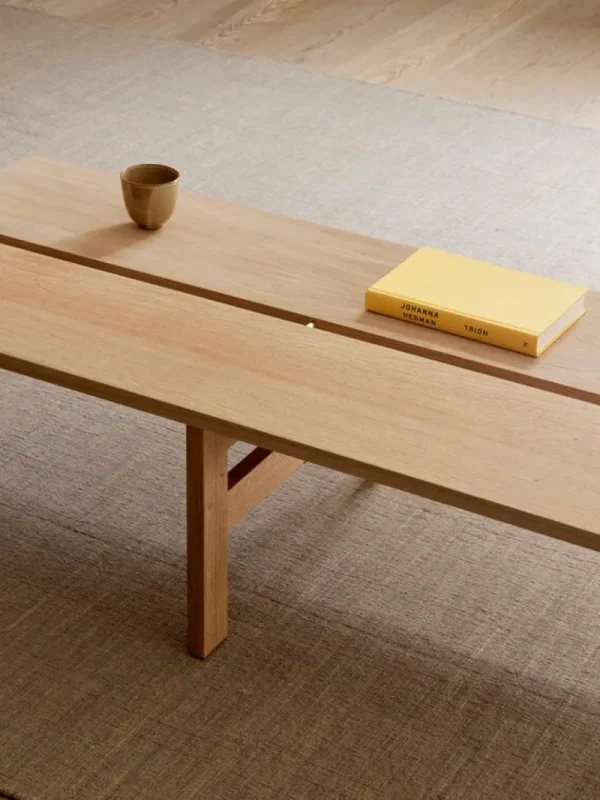 ferm LIVING Tische-Moebe Rectangular Couchtisch, 115 cm, Eiche