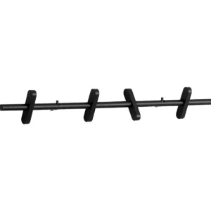 Moebe Garderoben Und Kleiderbügel^Wandgarderobe 40 cm, schwarz