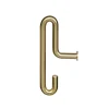 Moebe Garderoben Und Kleiderbügel^Wandhaken, 2 Stück, klein, Mattgold