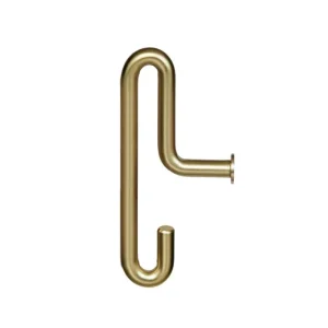 Moebe Garderoben Und Kleiderbügel^Wandhaken, 2 Stück, klein, Mattgold