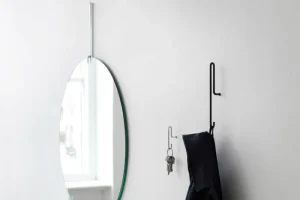Moebe Garderoben Und Kleiderbügel^Wandhaken, groß, schwarz