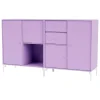 Montana Furniture Aufbewahrungsmöbel-Couple sideboard, Snow legs - 164 Iris
