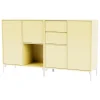 Montana Furniture Aufbewahrungsmöbel-Couple sideboard, Snow legs - 159 Camomille