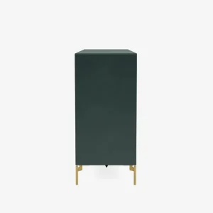 Montana Furniture Aufbewahrungsmöbel-Couple sideboard, brass legs - 163 Black jade