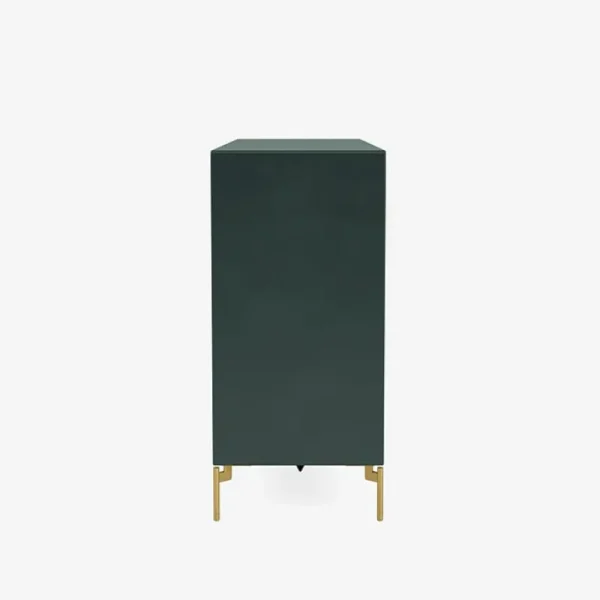 Montana Furniture Aufbewahrungsmöbel-Couple sideboard, brass legs - 163 Black jade