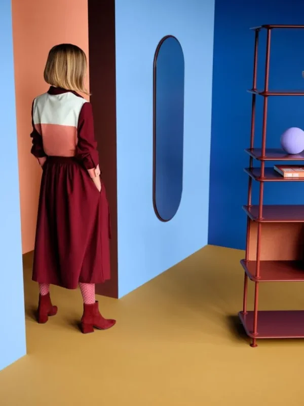 Normann Copenhagen Spiegel-Montana Furniture Figure Wandspiegel, 157 Cumin