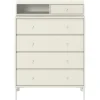 Montana Furniture Aufbewahrungsmöbel-Keep Kommode, Beine Schnee – 150 Vanille