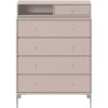 Montana Furniture Aufbewahrungsmöbel-Keep Kommode, Beine Snow – 137 Mushroom