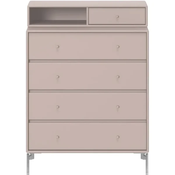 Montana Furniture Aufbewahrungsmöbel-Keep Kommode, Beine Snow – 137 Mushroom