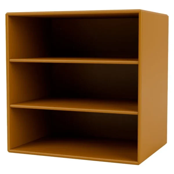 New Works Regale-Montana Furniture Montana Mini Modul mit horizontalen Regalböden, 142 Amber