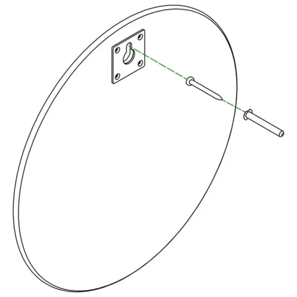 Petite Friture Spiegel-Montana Furniture Montana Mini Spiegel, rund, 135 Monarch