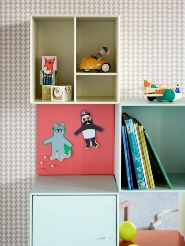 Audo Copenhagen Regale-Montana Furniture Montana Mini Modul mit Tür, 161 Mist