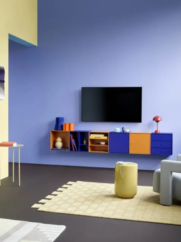 Montana Furniture Regale-Montana Mini Modul mit Tür, 142 Amber