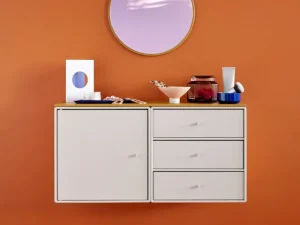 Petite Friture Spiegel-Montana Furniture Montana Mini Spiegel, rund, 04 Anthrazit