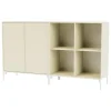 Montana Furniture Aufbewahrungsmöbel-Pair sideboard, Snow legs - 150 Vanilla