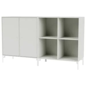 Montana Furniture Aufbewahrungsmöbel-Pair sideboard, Snow legs - 09 Nordic