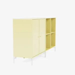 Montana Furniture Aufbewahrungsmöbel-Pair sideboard, Snow legs - 159 Camomille