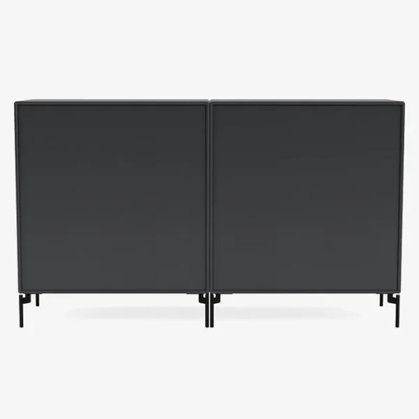 Montana Furniture Aufbewahrungsmöbel-Pair sideboard, black legs - 04 Anthracite