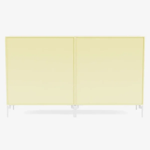 Montana Furniture Aufbewahrungsmöbel-Pair sideboard, Snow legs - 159 Camomille