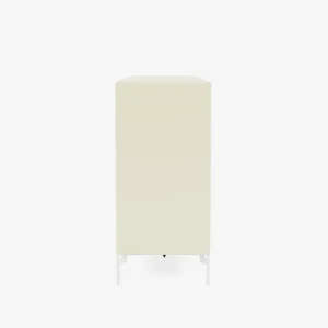Montana Furniture Aufbewahrungsmöbel-Pair sideboard, Snow legs - 150 Vanilla