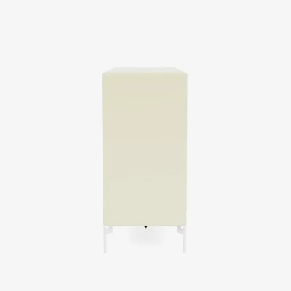 Montana Furniture Aufbewahrungsmöbel-Pair sideboard, Snow legs - 150 Vanilla