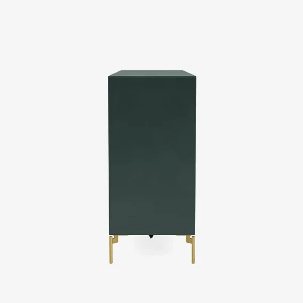 Montana Furniture Aufbewahrungsmöbel-Pair sideboard, brass legs - 163 Black jade