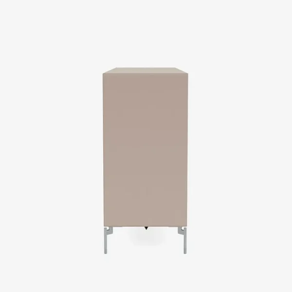 Montana Furniture Aufbewahrungsmöbel-Pair sideboard, matt chrome legs - 137 Mushroom