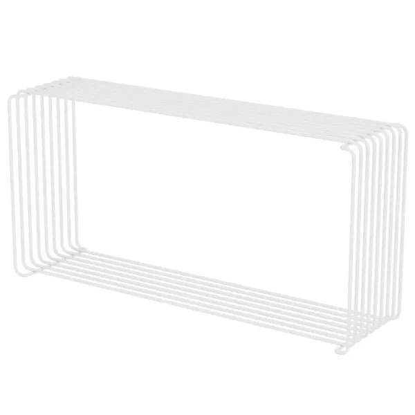 Montana Furniture Regale | Tische-Panton Wire-Erweiterungsmodul, Tiefe 18,8 cm, 38 Snow