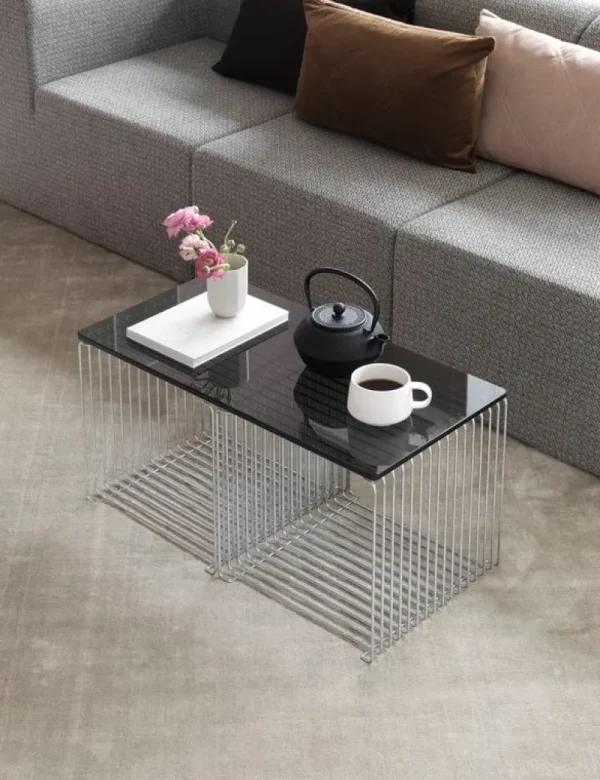 Montana Furniture Regale | Tische-Panton Wire Einzelmodul, Tiefe 34,8 cm, 43 Chrom