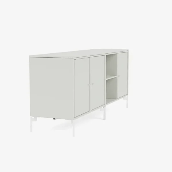 Montana Furniture Aufbewahrungsmöbel-Save low sideboard, Snow legs - 09 Nordic