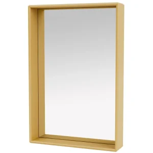 Montana Furniture Badezimmerspiegel | Spiegel^Shelfie Spiegel, 46,8 x 69,6 cm, 157 Cumin