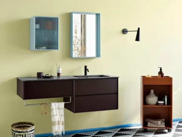 Montana Furniture Badezimmerspiegel | Spiegel^Shelfie Spiegel, 46,8 x 69,6 cm, 159 Camomile