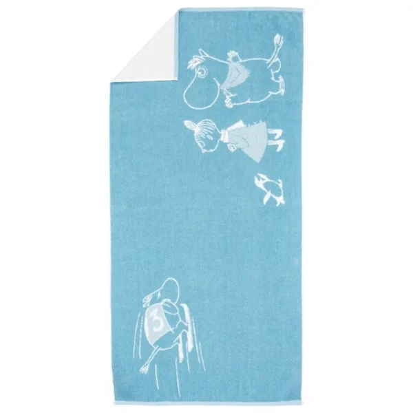 Kinder Moomin Arabia Mumin-produkte | Textilien Für Kinder^Mumin Badetuch, 70 x 140 cm, Ski Jumping