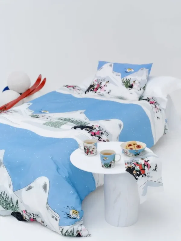 Kinder Moomin Arabia Mumin-produkte | Textilien Für Kinder^Mumin Bettbezug-Set, Ski Jumping
