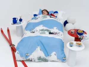 Kinder Moomin Arabia Mumin-produkte | Textilien Für Kinder^Mumin Bettbezug-Set, Ski Jumping