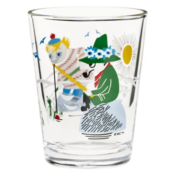 Kinder Moomin Arabia Mumin-produkte | Geschirr Für Kinder^Mumin Glas, 220 ml, Angeln