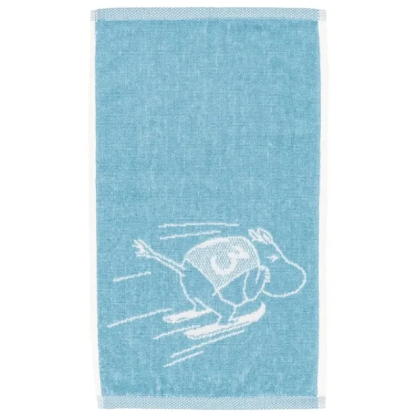 Kinder Moomin Arabia Mumin-produkte | Textilien Für Kinder^Mumin Handtuch, 30 x 50 cm, Skispringen