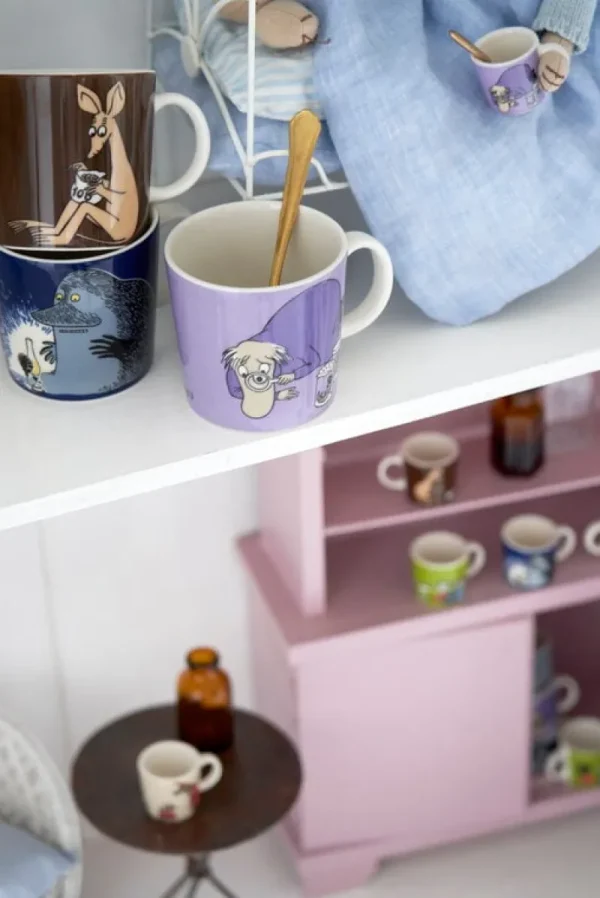 Moomin Arabia Dekorationsgegenstände^Mumin Mini Becher, 6 Stück, 2. classics