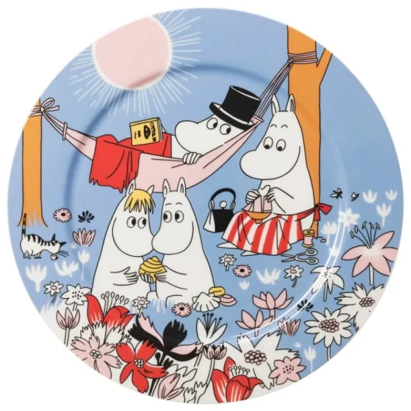 Moomin Arabia Mumin-produkte | Geschirr^Mumin Servierplatte, 30 cm, Family Time