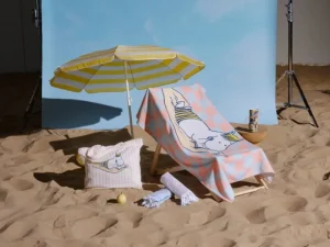 Kinder Moomin Arabia Mumin-produkte | Textilien Für Kinder^Mumin Strandtasche aus Velours, Snorkfräulein