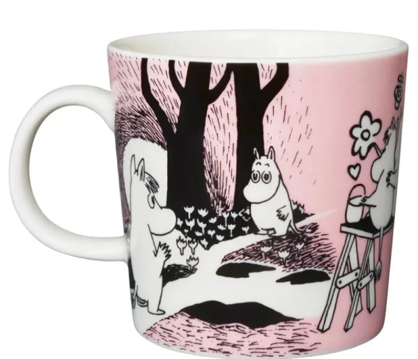 Moomin Arabia Mumin-produkte | Geschirr^Mumin Tasse, Love, rosa