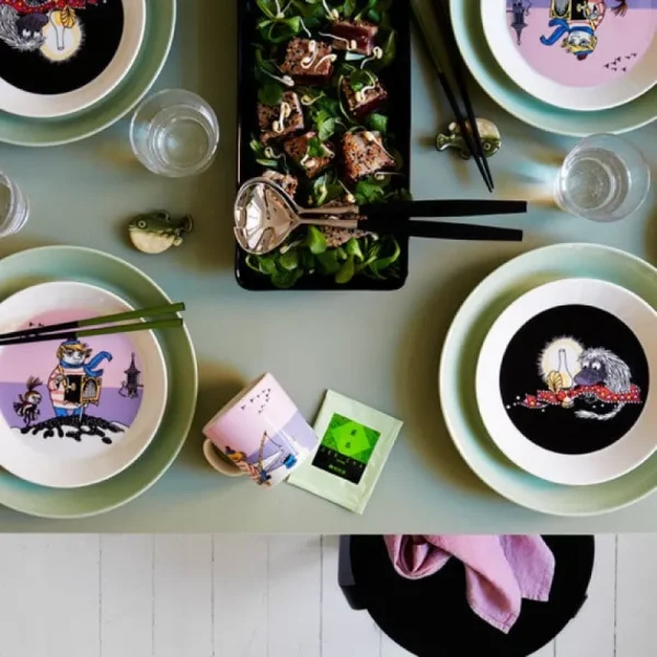 Moomin Arabia Mumin-produkte^Mumin Tasse, Tooticki, violett